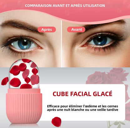 Silicone Face Ice Roller – Moule de Glace Visage Réutilisable
