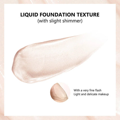 Fond de teint fluide effet glow naturel