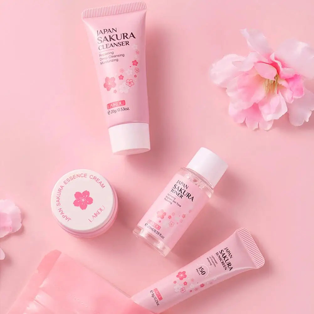 Coffret Sakura – Kit soin visage complet 4-en-1